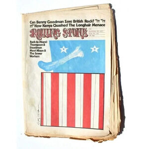 Vtg September 28 1972 Rolling Stones No. 118 Magazine Newspaper - British Rock